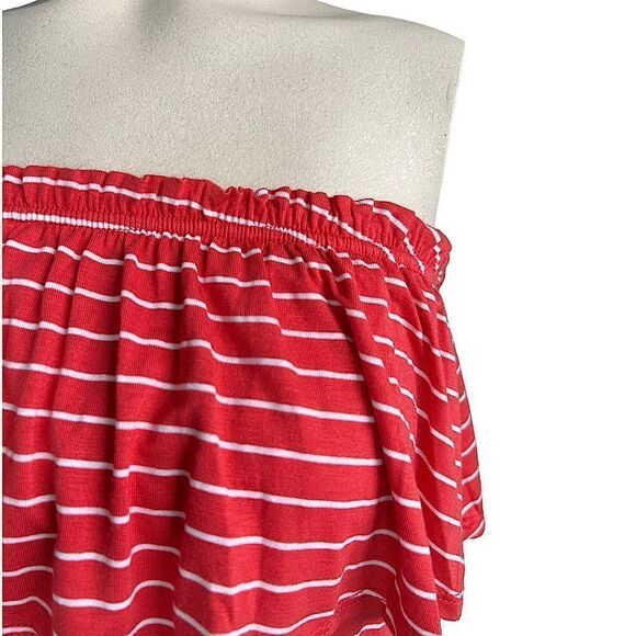 Abercrombie & Fitch StripeD Strapless Crop Top - Women |NWOT - Picture 7 of 12